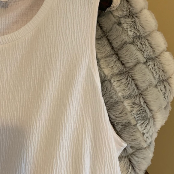 MICHAEL MICHAEL KORS LADIES WHITE BLOUSE LARGE NWT - Picture 16 of 16